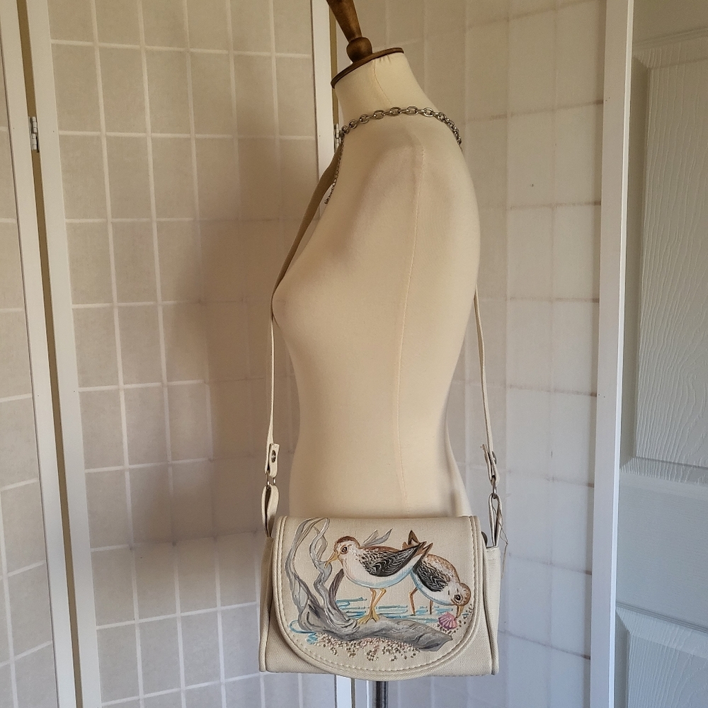 Vintage Painted Shoulder Bag - Picture 1 of 10